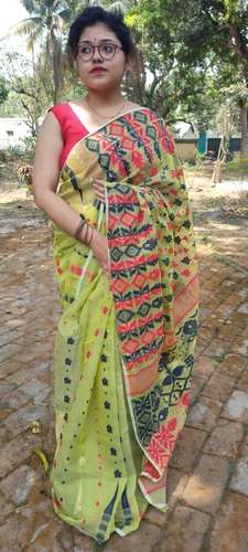 Traditional Jamdani Handloom Saree  by Nandys 13