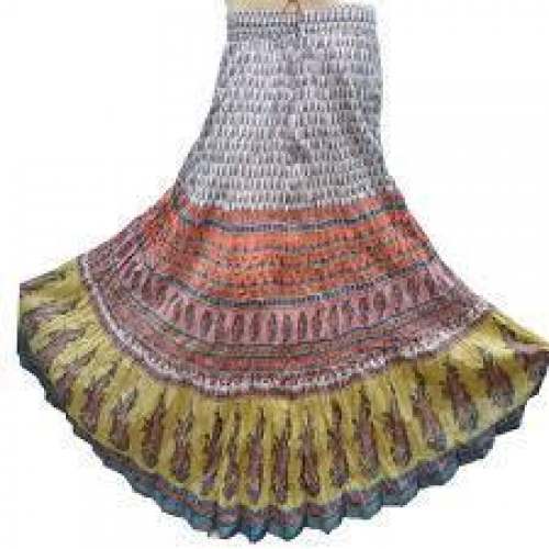 Sanganeri Cotton Printed Skirts 