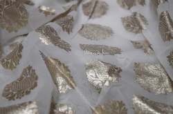 Foil Print Dyeable Viscose Fabric