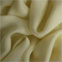 Plain Yellow Chiffon Silk Fabric At Wholesale