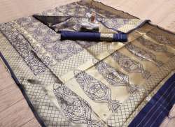 BANARASI JACQUARD SILK SAREE WITH RICH PALLU