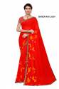 CHIFFON SAREE BANDHANI BOX RED (SCS)  thumb 2