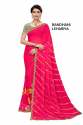 CHIFFON SAREE BANDHANI BOX RED (SCS)  thumb 3