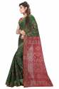 Cotton bandhej bandhani VB JK saree thumb 3