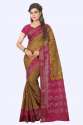 Cotton bandhej bandhani VB JK saree thumb 6