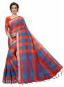  Cotton silk JK Saree (Alpha checks scs) thumb 3