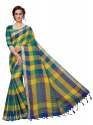  Cotton silk JK Saree (Alpha checks scs) thumb 5