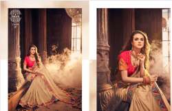 CREAM SILK LETEST SAREE WITH RICH PALLU