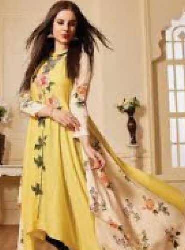 Designer Crepe Kurti