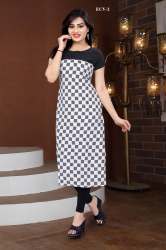 Designer Crepe Kurtis