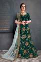 Designer Embroidered Green Lehenga Choli