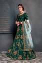 Designer Embroidered Green Lehenga Choli thumb 2