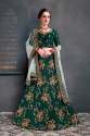 Designer Embroidered Green Lehenga Choli thumb 3