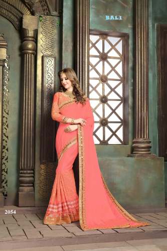 DESIGNER  GEORGETTE SAREE(2054) 