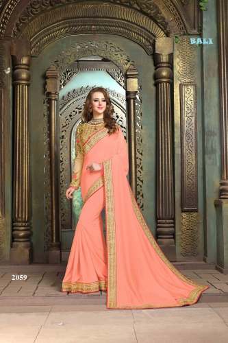 DESIGNER VICHITRA SILK SAREE (2059)
