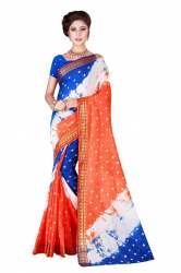 DEVRANI COTTON bandhej bandhani VB JK saree