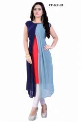 Double Layer Georgette Kurtis