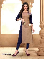 EMBROIDERED RAYON MULTI COLOR STYLIST KURTIS