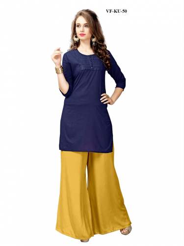 Embroidery Cotton Kurtis