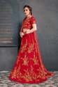 EMBROIDERY SILK RED  LEHENGHA CHOLI   thumb 2