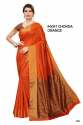 IKKAT CHOKADA SCS  COTTON SILK JK SAREE thumb 3