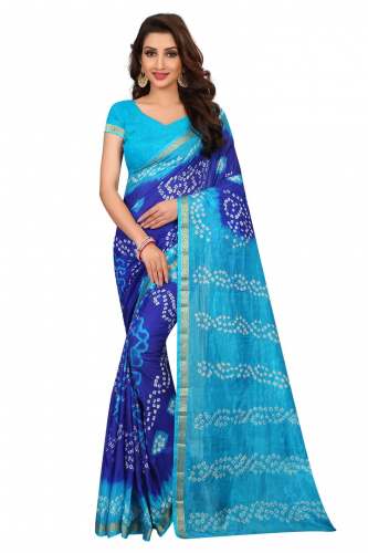 JARI PATTI bandhej bandhani VB JK saree