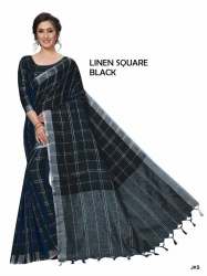 LINEN SQUARE SCS COTTON SILK JK SAREE