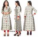 Long Cotton Printed Kurti thumb 2