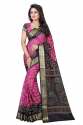 MADHURI PLAIN BORDER  bandhej bandhani VB JK saree thumb 2