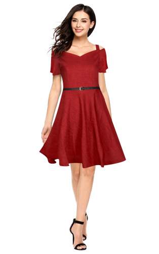 Maroon Exclusive Designer Western Wear 62