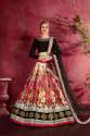 Multi-color Heavy Banglori Silk Lehenga Choli