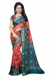 NEW PLAIN BORDER bandhej bandhani VB JK saree