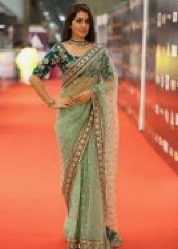 jay khodiyar saree NYLON NET SAREE 