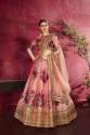 Peach Heavy Banglori Silk Lehenga Choli thumb 1