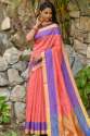 pink-chanderi-cotton-weaving-saree-zari-border