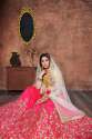 PINK MULBERRY SILK LEHENGA CHOLI WITH HEAVY WORK thumb 3