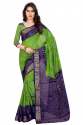 Plain border bandhej bandhani VB JK saree thumb 7