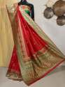 red-banarasi-silk-saree-with-meenakari-border