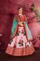 Rose Pink Heavy Banglori Silk Lehenga Choli thumb 1