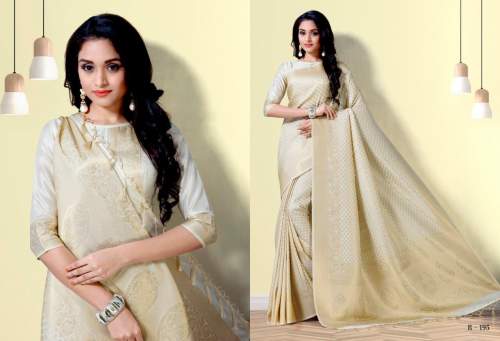 white Kanjivaram Traditional silk t saree