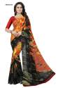 yellow-black-daily-wear-printed-georgette-saree