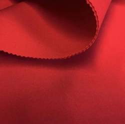 Red Plain Knitted Scuba Knitted Fabric