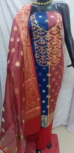 Gota patti dress material with price on sale
