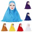 Ladies Plain Polyester Islamic Hijab