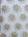White color Embroidered Fabric