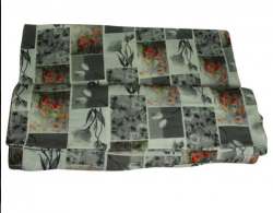 Trendy Flower Printed Crepe Fabric For Garment