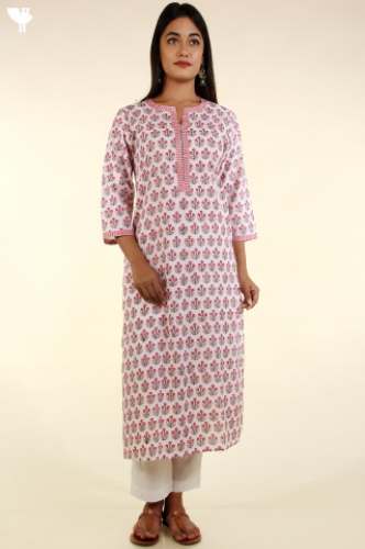 Designer Casual wear Cotton Kurti 