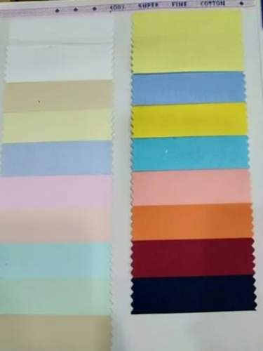 100% Cotton Plain Poplin Shirting Fabric 