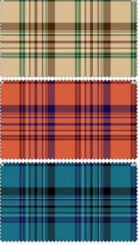 Heera moti multi color twill check fabric by Heera Moti Textiles India Private Limited