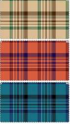 Heera moti multi color twill check fabric